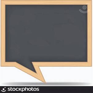 Blackboard Speech Bubble