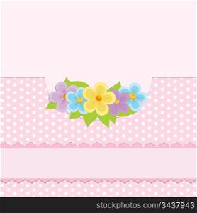 Blank background for greetings card, postcard or photo frame