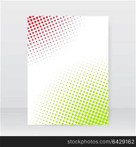 Blank brochure abstract circles. . Blank brochure abstract circles. Vector illustration .
