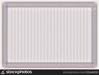 Blank Certificate Template in Shades of Brown