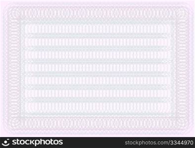 Blank Certificate Template in Shades of Pink