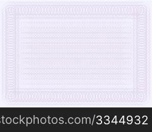 Blank Certificate Template in Shades of Violet