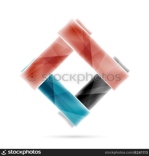 Blank colorful stripes. Business geometric style infographics background. Blank colorful stripes. Business geometric style infographics background. Vector illustration