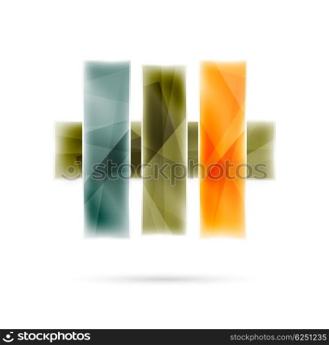 Blank colorful stripes. Business geometric style infographics background. Blank colorful stripes. Business geometric style infographics background. Vector illustration
