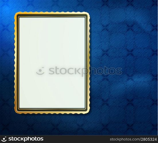 blank frames for photo on the retro background