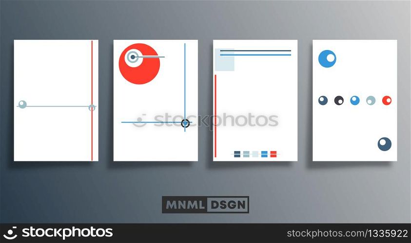 Blank minimal design background templates set for the cover brochure, card, banner, flyer, poster or other printing products. Vector illustration.. Blank minimal design background templates set for the cover brochure, card, banner, flyer, poster or other printing products. Vector illustration