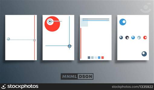 Blank minimal design background templates set for the cover brochure, card, banner, flyer, poster or other printing products. Vector illustration.. Blank minimal design background templates set for the cover brochure, card, banner, flyer, poster or other printing products. Vector illustration