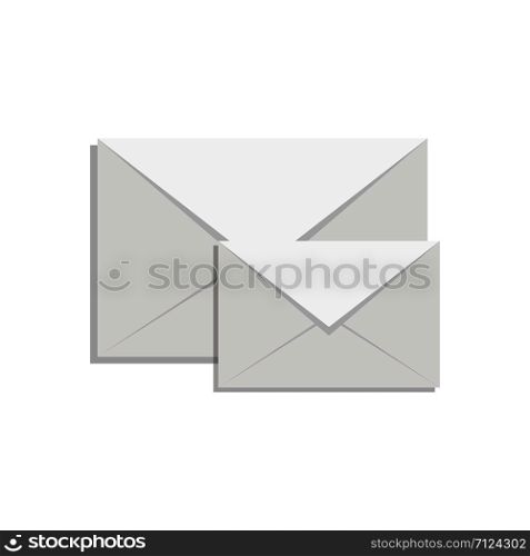 Blank paper envelopes, vector illustration