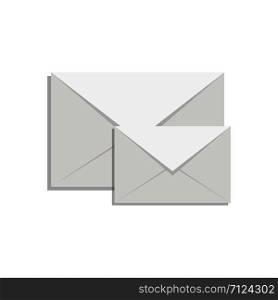 Blank paper envelopes, vector illustration