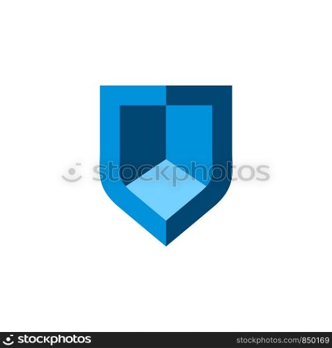 Blank Shield Logo Template Illustration Design. Vector EPS 10.