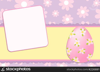 Blank template for greetings card or photo frame