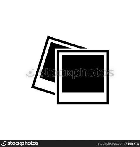 Blank Two Vintage Photo Frame, Snapshot. Flat Vector Icon illustration. Simple black symbol on white background. Blank Two Vintage Photo Frame sign design template for web and mobile UI element. Blank Two Vintage Photo Frame, Snapshot. Flat Vector Icon illustration. Simple black symbol on white background. Blank Two Vintage Photo Frame sign design template for web and mobile UI element.