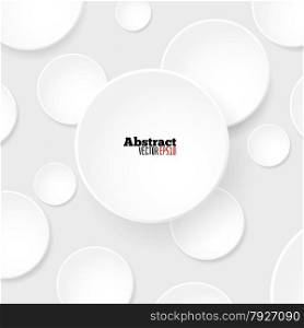 Blank white circles vector template for your designs