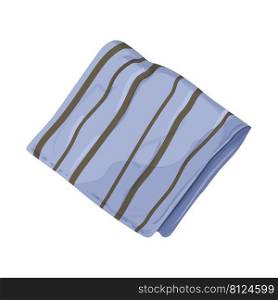 blanket handkerchief towel color icon vector. blanket handkerchief towel sign. isolated symbol illustration. blanket handkerchief towel color icon vector illustration