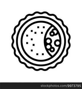 blastocyst fertilization line icon vector. blastocyst fertilization sign. isolated contour symbol black illustration. blastocyst fertilization line icon vector illustration