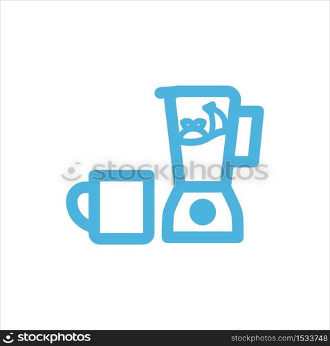 blender icon flat vector logo design trendy illustration signage symbol graphic simple