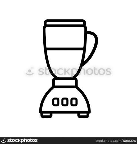 blender - kitchen equipment icon vector design template