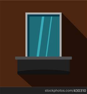 Blind window icon. Flat illustration of blind window vector icon for web. Blind window icon, flat style