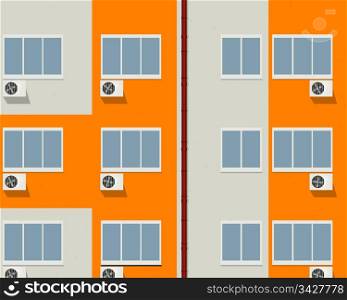 Block of flats - apartment building background