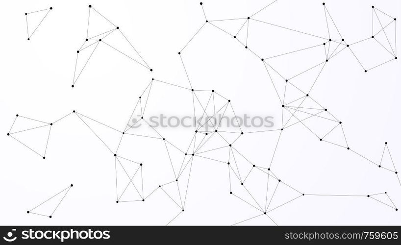 Blockchain technology futuristic abstract vector background with blockchain peer to peer network. Global cryptocurrency blockchain business banner concept.. Blockchain technology futuristic abstract vector banner.