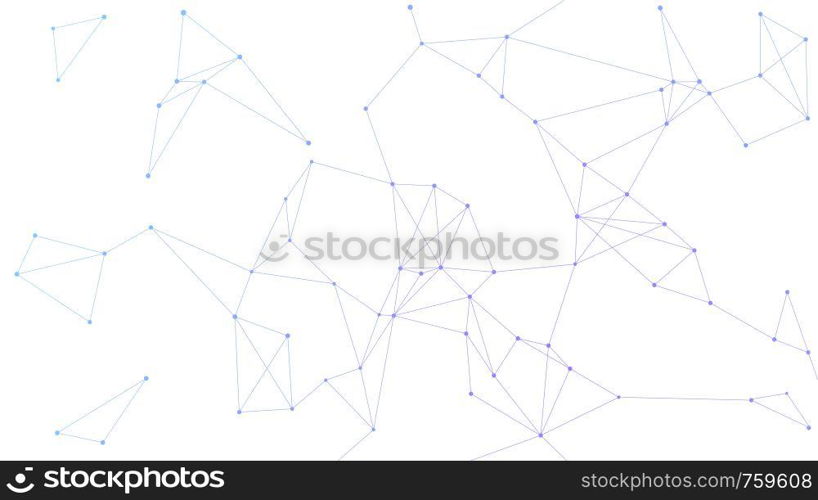 Blockchain technology futuristic abstract vector background with blockchain peer to peer network. Global cryptocurrency blockchain business banner concept.. Blockchain technology futuristic abstract vector banner.