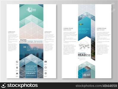 Blog graphic business templates. Page website design template, easy editable, abstract flat style travel decoration layout, colorful blurred natural landscape.. Blog graphic business templates. Page website design template, easy editable, abstract flat style travel decoration layout, easy editable vector template, colorful blurred natural landscape.