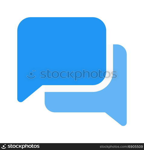 blogging chat, icon on isolated background