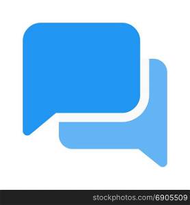 blogging chat, icon on isolated background