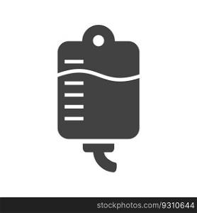 blood bag icon design vector template