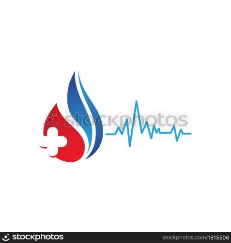 Blood Donor icon template vector illustration design