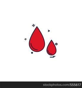 blood drib drop donation health healthcare icon vector desige