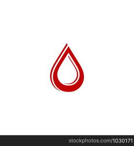 Blood drop donor vector illustration