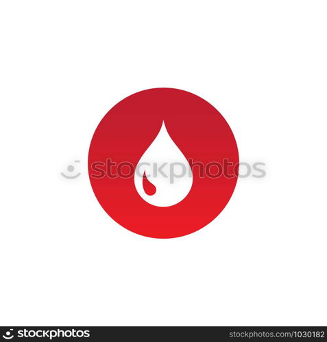 Blood drop donor vector illustration