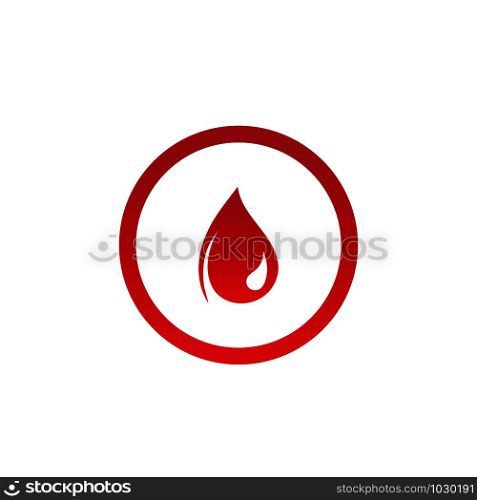 Blood drop donor vector illustration