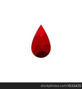 Blood drop donor vector illustration