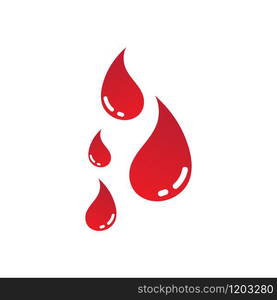 Blood drop donor vector illustration