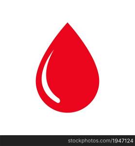 Blood Drop Icon Vector