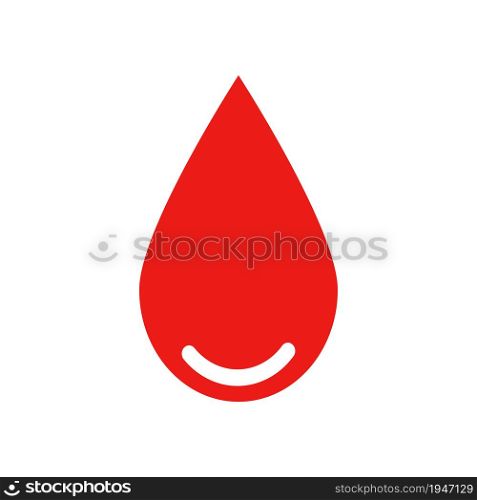 Blood Drop Icon Vector