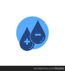 blood, drop, liquid, Plus, Minus Glyph Icon.. Vector EPS10 Abstract Template background