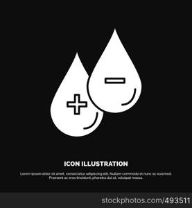 blood, drop, liquid, Plus, Minus Icon. glyph vector symbol for UI and UX, website or mobile application. Vector EPS10 Abstract Template background