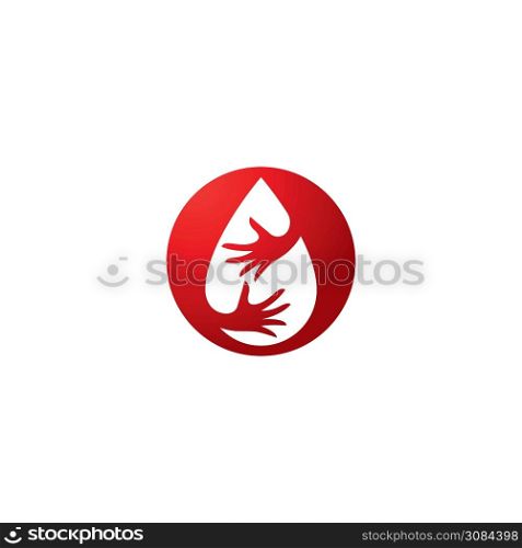 Blood drop logo images illustration design