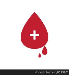 blood icon vector illustration symbol design
