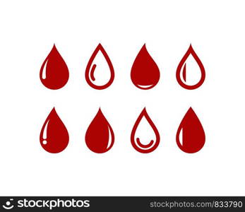 Blood logo icon vector template