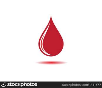 Blood logo template vector icon illustration design