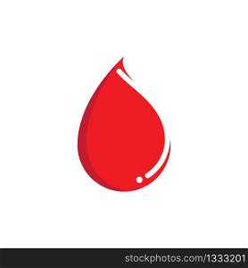 Blood logo vector icon illustration design