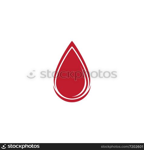 Blood Logo vector illustration template icon