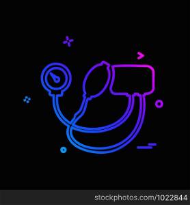 Blood Pressure icon design vector
