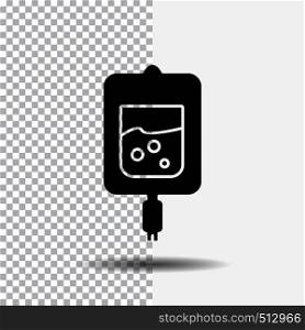 blood, test, sugar test, samples Glyph Icon on Transparent Background. Black Icon. Vector EPS10 Abstract Template background