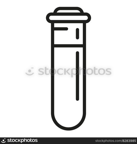 Blood test tube icon outline vector. Immune system. Body defense. Blood test tube icon outline vector. Immune system