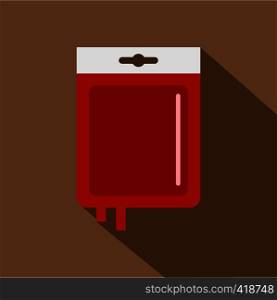 Blood transfusion icon. Flat illustration of blood transfusion vector icon for web. Blood transfusion icon, flat style